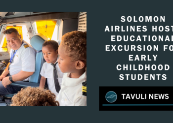 Solomon Airlines Hosts Educational Excursion for Early Childhood Students