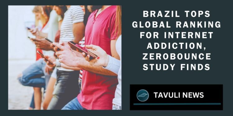 Brazil Tops Global Ranking for Internet Addiction, ZeroBounce Study Finds