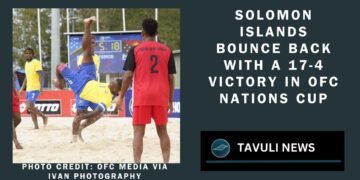 Hosts Bounce Back with a 17-4 Victory in OFC Nations Cup