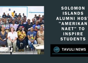 Solomon Islands Alumni Host "Amerikan Naet" to Inspire Students
