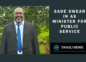 Francis Sade Sworn In as Public Service Minister Following Tuhaika’s Resignation.