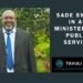 Francis Sade Sworn In as Public Service Minister Following Tuhaika’s Resignation.