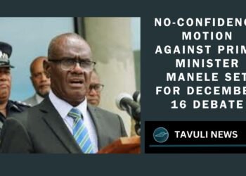 No-Confidence Motion Against PM Manele Set for December 16