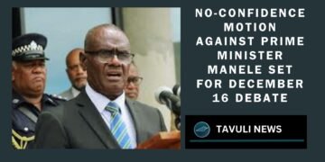 No-Confidence Motion Against PM Manele Set for December 16