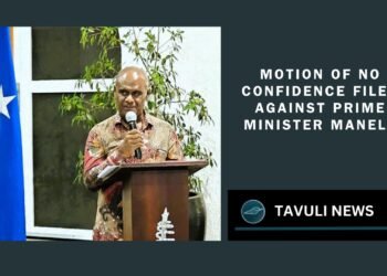 Motion of No Confidence Filed Against Prime Minister Manele
