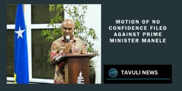 Motion of No Confidence Filed Against Prime Minister Manele