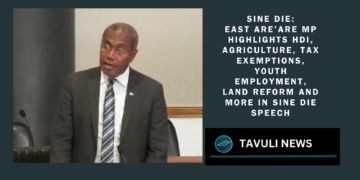 east are’are mp highlights HDI, agriculture, tax exemptions, youth employment, land reform and more in sine die speech