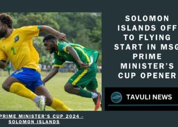 Solomon Islands National Team Off to Flying Start in MSG Prime Minister’s Cup Opener