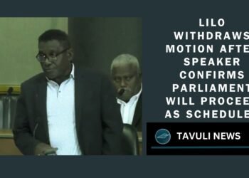 Motion of No Confidence Against PM Manele Withdrawn