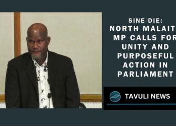 North Malaita MP Daniel Waneoroa stresses unity, challenges and youth opportunities in his Sine Die speech in Parliament.