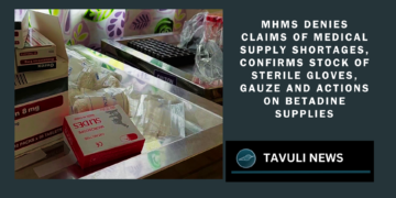 MHMS denies claims of medical supply shortages, confirms stock of sterile gloves, gauze, and actions on Betadine supplies.