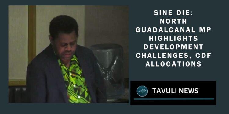 North Guadalcanal MP Highlights Concerns