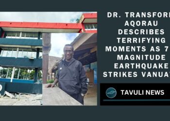 Dr. Transform Aqorau Describes Terrifying Moments as 7.4 Magnitude Earthquake Strikes Vanuatu