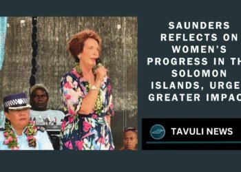 Saunders Reflects on Women’s Progress in the Solomon Islands, Urges Greater Impact