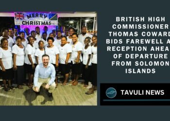 British High Commissioner Farewell Solomon Islands