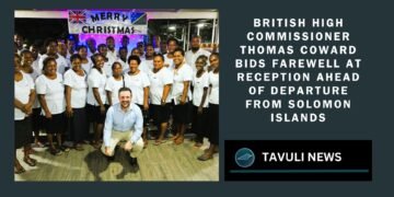 British High Commissioner Farewell Solomon Islands