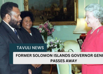 Former Solomon Islands Governor-General Sir John Ini Lapli Passes Away
