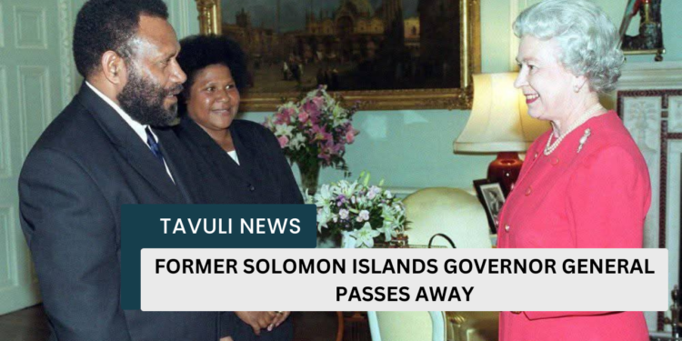 Former Solomon Islands Governor-General Sir John Ini Lapli Passes Away