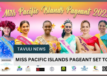Preparation for Miss Pacific Islands Set
