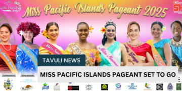 Preparation for Miss Pacific Islands Set