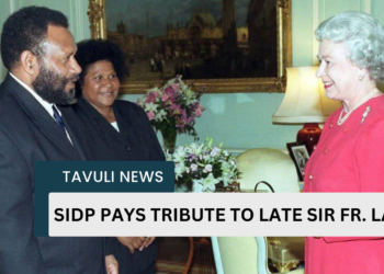 SIDP Pays Tribute to Father Sir Lapli