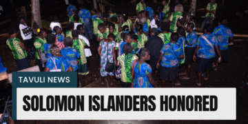 Solomon Islanders Honored