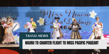 Miss Parliament, Ms. Charlei Deiye, crowned Miss Nauru Eita Dabug 2024. Image by Nauru Media News - NTV.