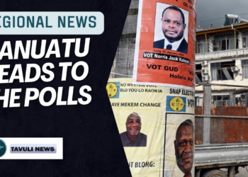 Vanuatu is going ahead with its election a month after an earthquake battered the Pacific nation. (Ben McKay/AAP PHOTOS)