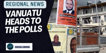 Vanuatu is going ahead with its election a month after an earthquake battered the Pacific nation. (Ben McKay/AAP PHOTOS)