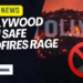 Hollywood Sign Safe, Wildfires Rage