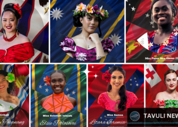 Seven contestants prepare to compete in the 2025 Miss Pacific Islands Pageant in the Solomon Islands this February.