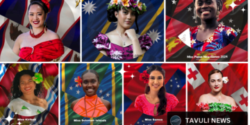 Seven contestants prepare to compete in the 2025 Miss Pacific Islands Pageant in the Solomon Islands this February.