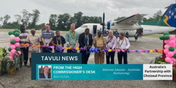 Australia’s partnership with Choiseul strengthens infrastructure, education, health, and economic growth.