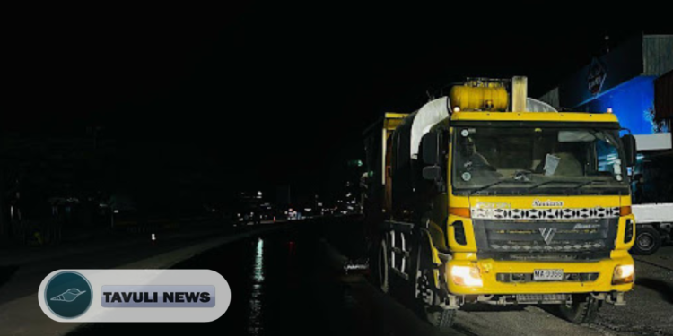 Ministry of Infrastructure begins night-time road maintenance on Mendana Avenue ahead of major upgrades under LMCP project.