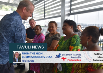 From the High Commissioner’s Desk – Rod Hilton