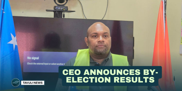 CEO Announces By-Election Results