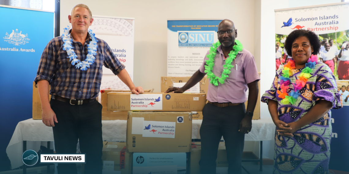 Australia supports SINU with IT equipment 