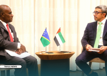 PM Manele in a meeting with His Highness Sheikh Abdullah bin Zayed Al Nahyan.