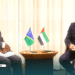 PM Manele in a meeting with His Highness Sheikh Abdullah bin Zayed Al Nahyan.
