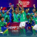 Solomon Islands Kurukuru celebrate their 2025 OFC Futsal Men’s Cup victory. Photo Credit: OFC Media via Phototek