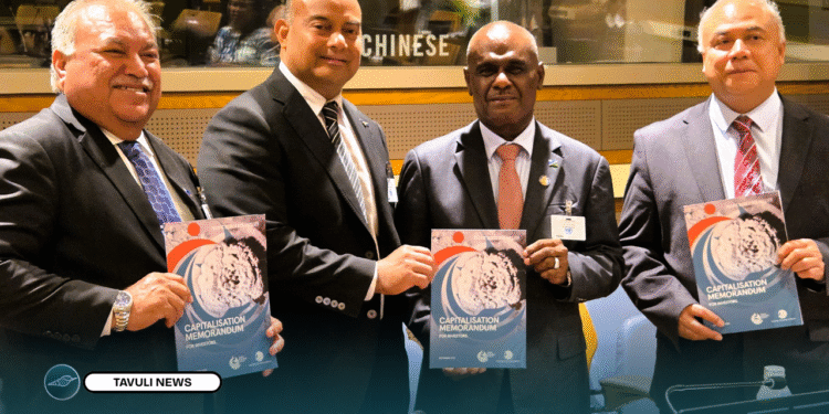 PM Manele with the Nauru President, Mr David Adeang, Tonga Prime Minister, Dr, Aisake Eke and the SG, Mr. Baron Waqa
