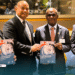 PM Manele with the Nauru President, Mr David Adeang, Tonga Prime Minister, Dr, Aisake Eke and the SG, Mr. Baron Waqa