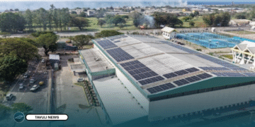 Australia has funded the installation of 776 solar panels and backup battery power on Friendship Hall and the Aquatic Centre has 776 new solar panels and backup battery power, funded by Australia.