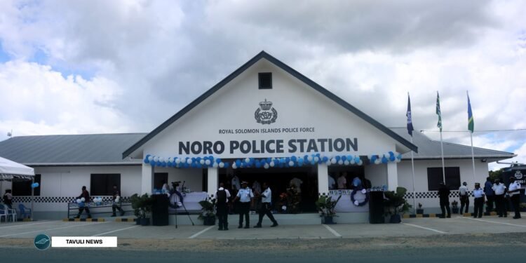 The newly commissioner RSIPF facility in Noro, Western province