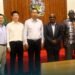 PM Manele, Hon. Chachabule and Hon. Rore with the visiting delegation from China