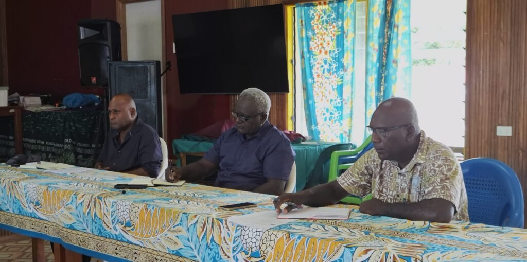 Chosiuel Provincial government members during the meeting