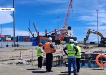 Honiara Port’s International Wharf Upgrade Underway