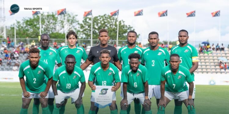 Solomon Islands national football team during the MSG Prime Minister’s Cup 2025. Photo credit: MSG Prime Minister’s Cup 2025 – PNG