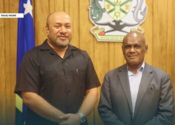 HE William Soaki and PM Manele