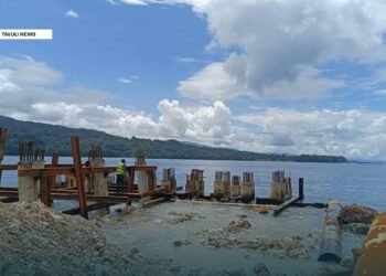 Kirakira Wharf Progressing Steadily